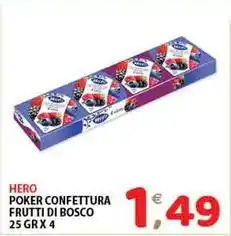 Mio Market Hero poker confettura frutti di bosco offerta