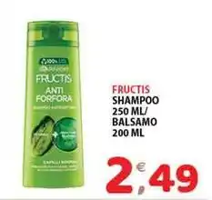 Mio Market Fructis shampoo/balsamo offerta
