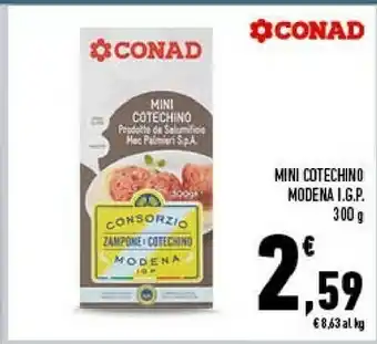 Conad Cotechino 300 g(ml) offerta