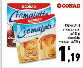Conad Conad - cremalatte crème caramel 400 g(ml) offerta
