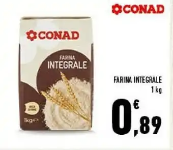 Conad Conad - farina integrale 1000 g(ml) offerta