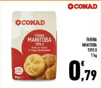 Conad Conad - farina tipo 0 manitoba 1000 g(ml) offerta