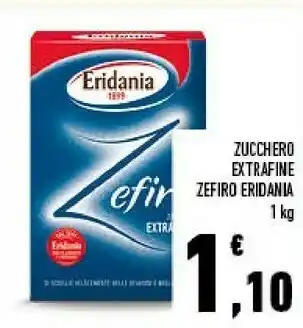 Conad Zefiro zucchero di canna finissimo 750 g(ml) offerta