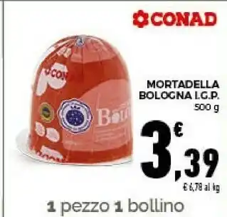 Conad - mortadella bologna igp 500 g(ml)