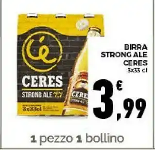 Conad Birra strong ale offerta