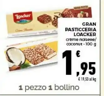 Conad Crème noisette 100 g(ml) offerta