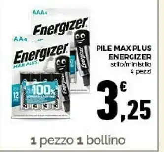 Conad Pile max plus offerta