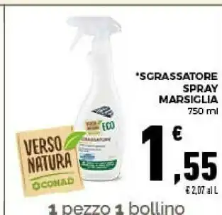 Conad Marsiglia sgrassatore spray offerta