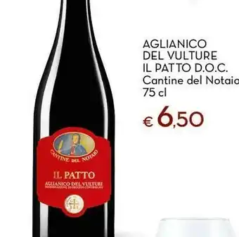 Cantine del notaio - il patto aglianico del vulture 750 g(ml)
