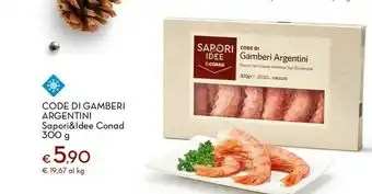 Conad Sapori&ldee conad code di gamberi argentini offerta
