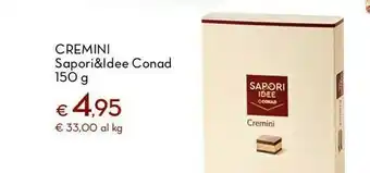 Conad Sapori & idee conad cremini 150 g offerta
