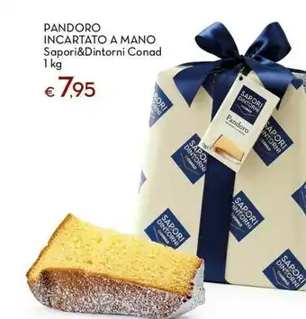 Sapori & dintorni conad pandoro incartato a mano 1 kg