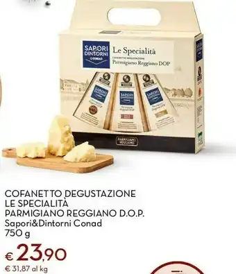 Conad Superstore Sapori&dintorni conad cofanetto degustazione le specialità parmigiano reggiano dop offerta