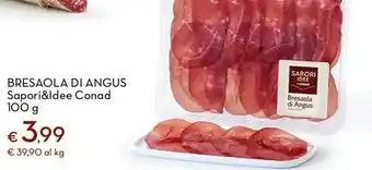 Conad Superstore Conad sapori & dintorni bresaola di angus 100 g offerta