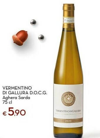 Conad Superstore Aghera sarda vermentino di gallura docg offerta
