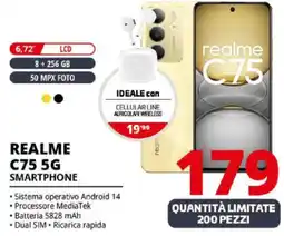 Comet Realme C75 5G offerta