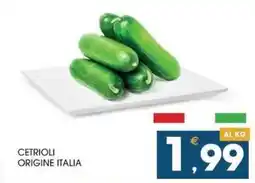 SeBón Supermercati Cetrioli origine italia offerta