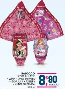 SeBón Supermercati Balocco uovo al latte offerta