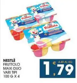 SeBón Supermercati Nestlè fruttolo maxi duo vari tipi offerta