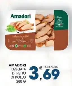 SeBón Supermercati Amadori tagliata di petto di pollo offerta