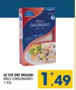 SeBón Supermercati Le vie dei mulini riso originario offerta
