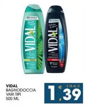 SeBón Supermercati Vidal bagnodoccia vari tipi offerta