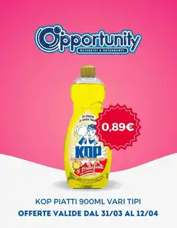 Opportunity Shop Kop piatti vari tipi offerta