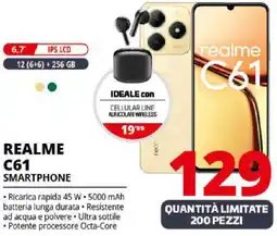 Comet Realme C61 offerta