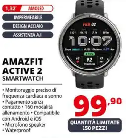 Comet AMAZFIT Active 2 smartwatch offerta