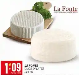 Sisa La fonte cuor di latte offerta