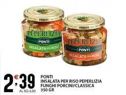Sisa Ponti insalata per riso peperlizia funghi porcini/classica offerta