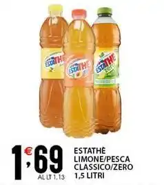 Sisa Estathe limone/pesca classico/zero offerta