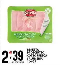 Beretta prosciutto cotto fresca salumeria