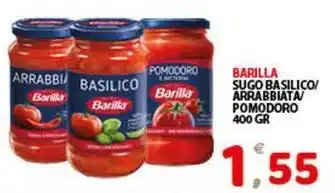 Premium Supermercati Barilla sugo basilico/ arrabbiata pomodoro offerta
