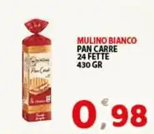 Premium Supermercati Mulino bianco pan carre 24 fette offerta