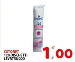 Cotonet 120 dischetti levatrucco