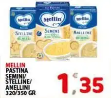 Premium Supermercati Mellin pastina semini stelline/ anellini offerta