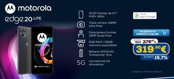 Euronics Motorola edge 20 Lite offerta