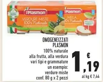 Conad Omogeneizzati alla frutta offerta