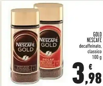 Conad Nescafe gold decaffeinato offerta