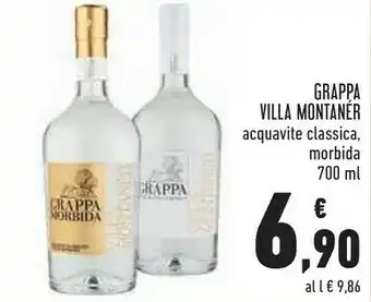 Conad Villa montaner grappa acquavite classica offerta