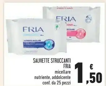 Conad Salviette struccanti 25 pezzi offerta