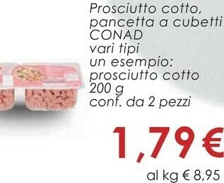 Coop - prosciutto cotto a cubetti 200 g(ml)