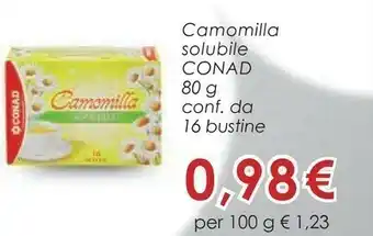 Conad Conad - camomilla solubile 80 g(ml) offerta