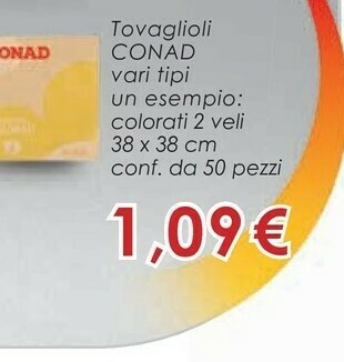 Conad Conad tovaglioli offerta