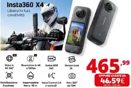 Comet Insta360 X4 Libera la tua creatività offerta