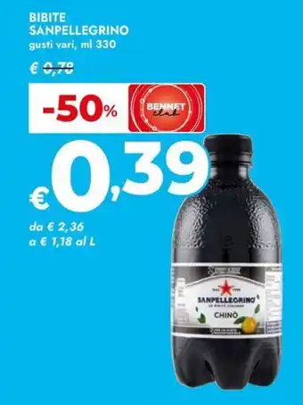 Bennet Bibite SANPELLEGRINO offerta