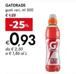 Bennet Gatorade offerta