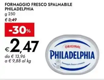 Bennet Formaggio fresco spalmabile PHILADELPHIA offerta