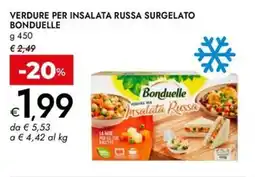Bennet Verdure per insalata russa surgelato BONDUELLE offerta